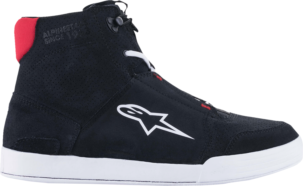 ALPINESTARS Chrome Shoes - Black/White/Red - US 8 / EU 40.5