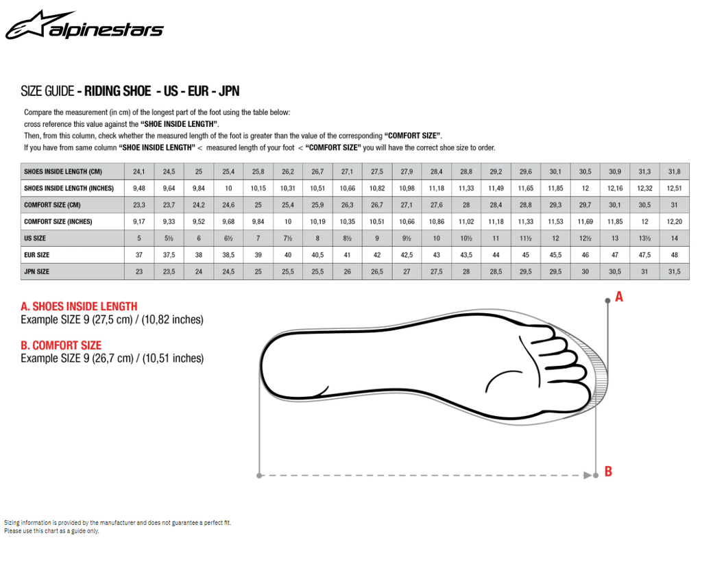ALPINESTARS Sektor Vented Shoes - Black/Gray/Red - US 6
