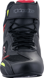 ALPINESTARS Faster-3 Rideknit® Shoes - Black/Red/Yellow - US 10 / EU 43