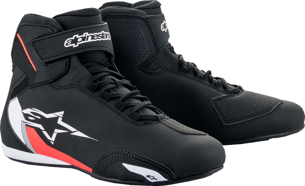 ALPINESTARS Sektor Shoes - Black/White/Red - US 14 / EU 48
