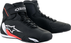 ALPINESTARS Sektor Shoes - Black/White/Red - US 14 / EU 48