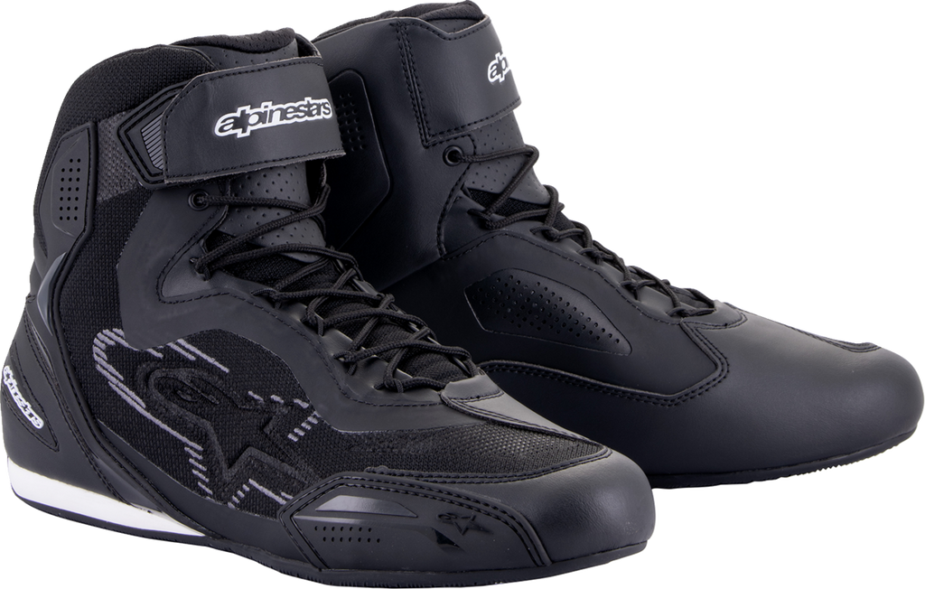 ALPINESTARS Faster-3 Rideknit® Shoes - Black/Gray - US 14 / EU 48
