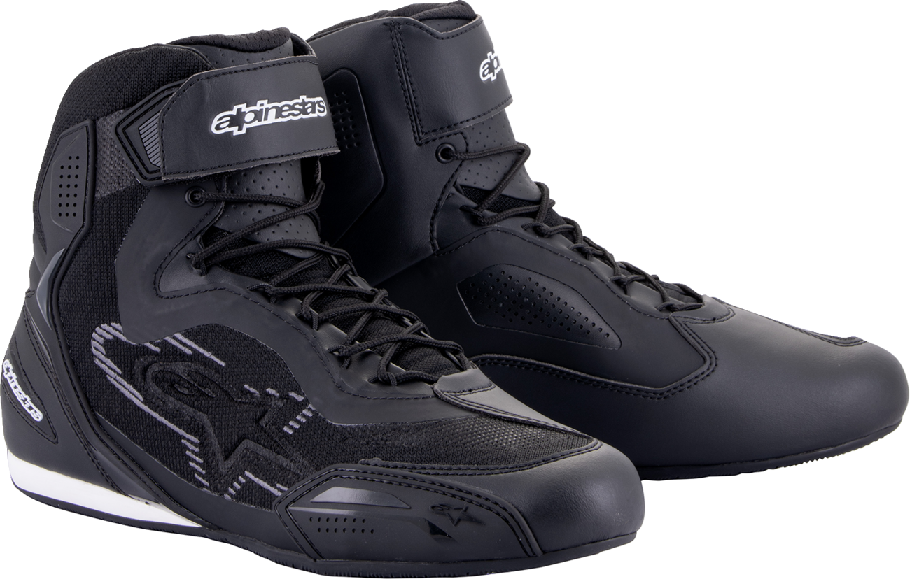 ALPINESTARS Faster-3 Rideknit® Shoes - Black/Gray - US 14 / EU 48