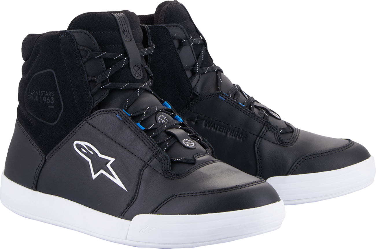 Alpinestars Chrome Shoes - Waterproof - Black/White