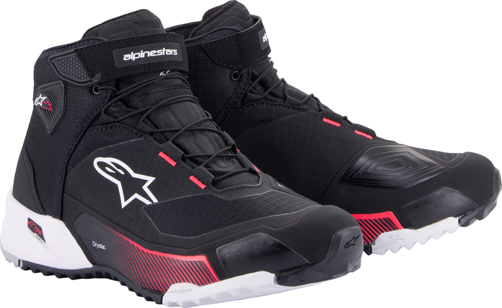 ALPINESTARS Stella CR-X Drystar® Shoes - Black/White/Pink - US 7