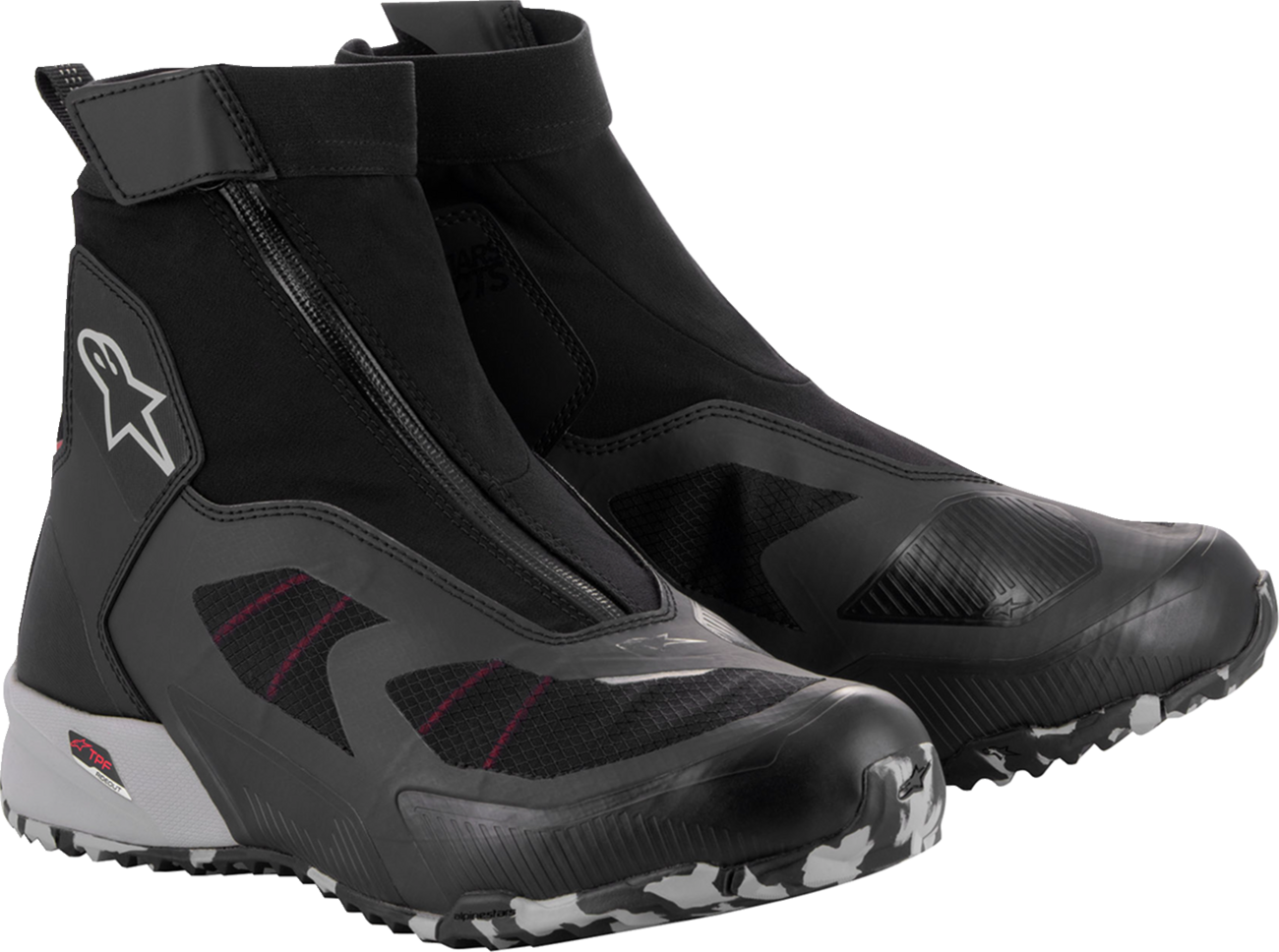 Alpinestars CR-8 Gore-Tex® Shoes - Black/Grey/Red