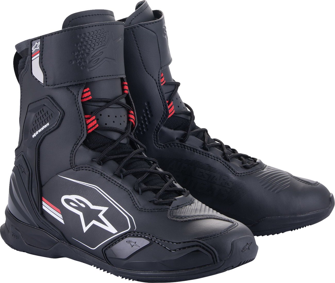 ALPINESTARS Superfaster Shoe - Black/Gray/Red - US 10.5