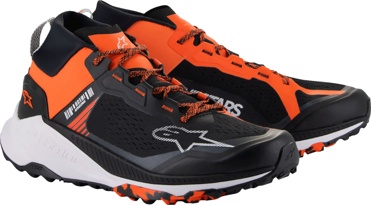 ALPINESTARS Meta XR v2 Shoes - Black/Orange/White - US 9 / EU 42