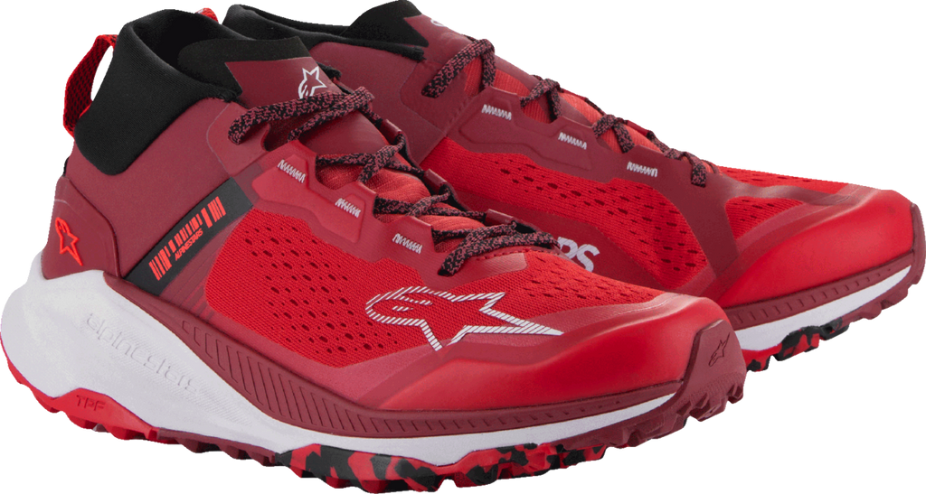 ALPINESTARS Meta XR v2 Shoes - Bright Red/Dark Red/White - US 12.5 / EU 46