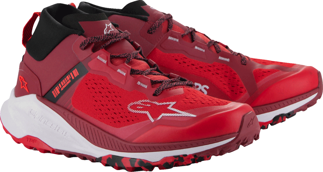ALPINESTARS Meta XR v2 Shoes - Bright Red/Dark Red/White - US 12.5 / EU 46