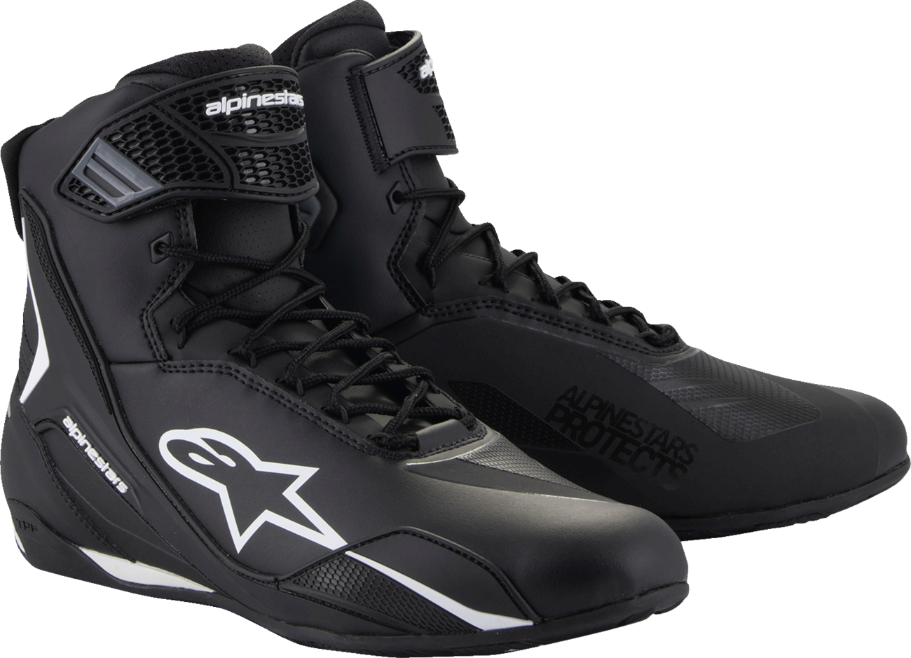 ALPINESTARS Faster-4 Shoes - Black/White - US 7.5