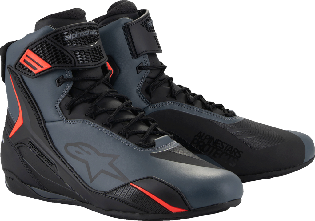ALPINESTARS Faster-4 Shoes - Black/Gray/Red - US 7