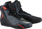ALPINESTARS Faster-4 Shoes - Black/Gray/Red - US 7