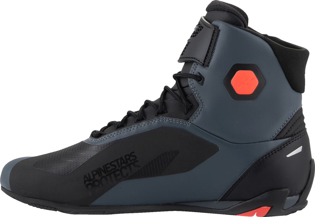 ALPINESTARS Faster-4 Shoes - Black/Gray/Red - US 7