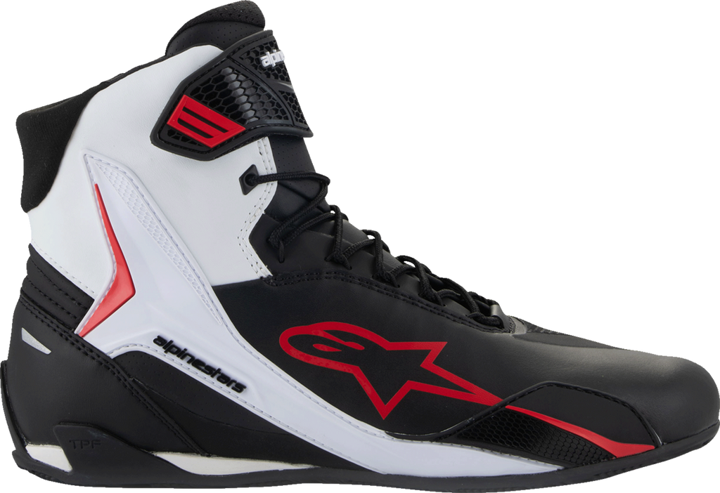 ALPINESTARS Faster-4 Shoes - Black/White/Red - US 8