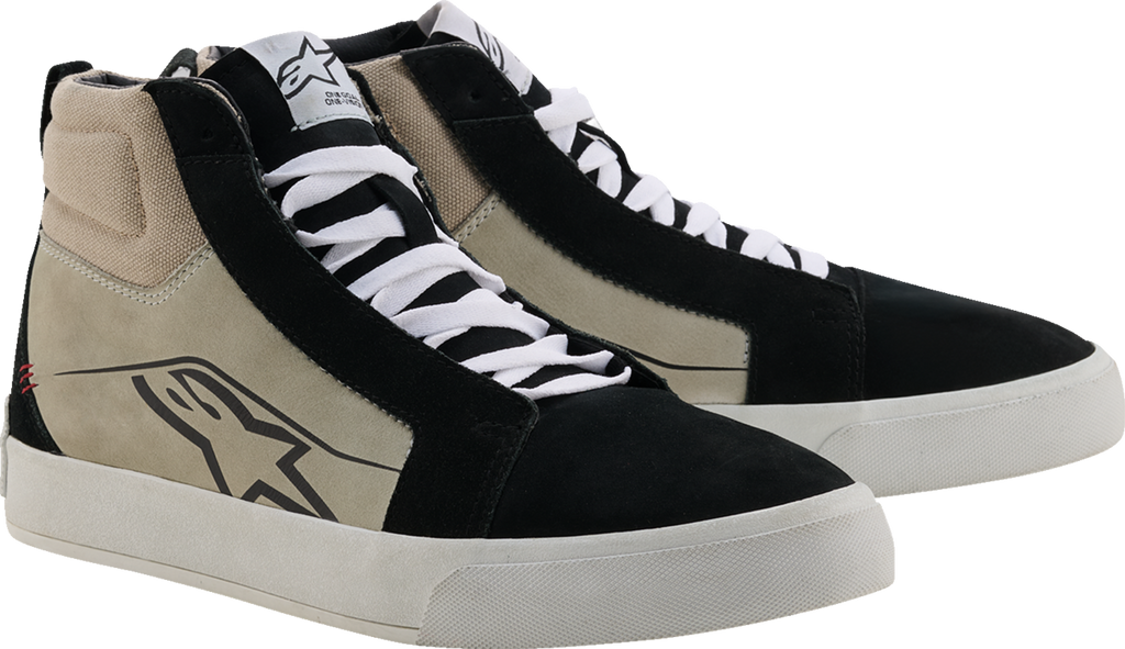 ALPINESTARS Ride-63 Leather Shoes - Black/Cool Gray/White - US 8