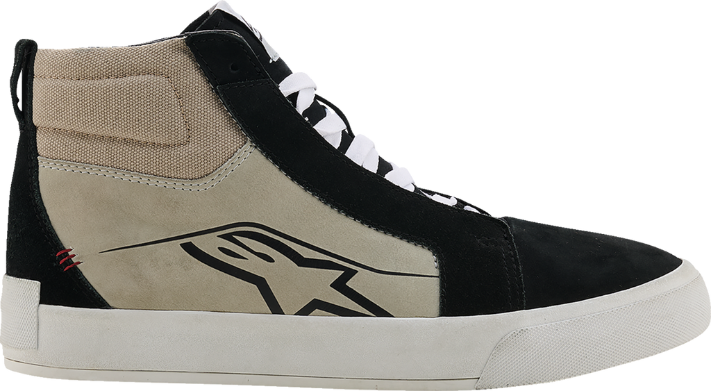 ALPINESTARS Ride-63 Leather Shoes - Black/Cool Gray/White - US 8
