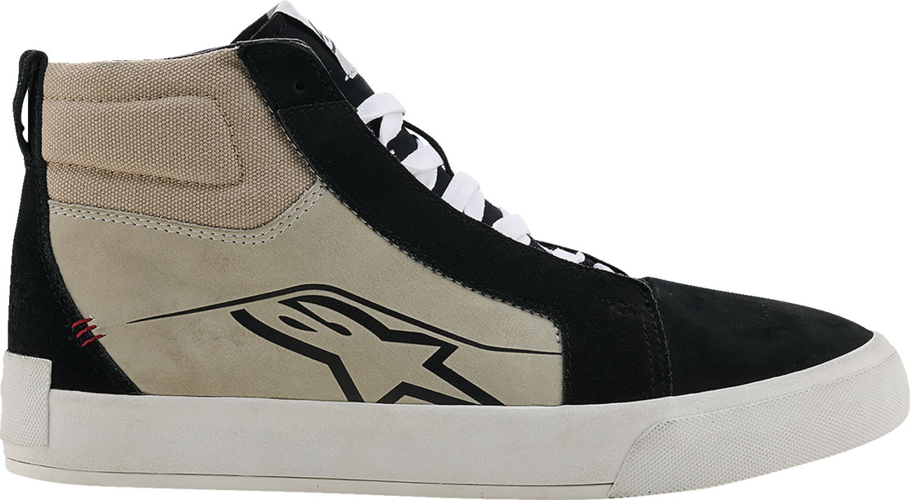 ALPINESTARS Ride-63 Leather Shoes - Black/Cool Gray/White - US 8