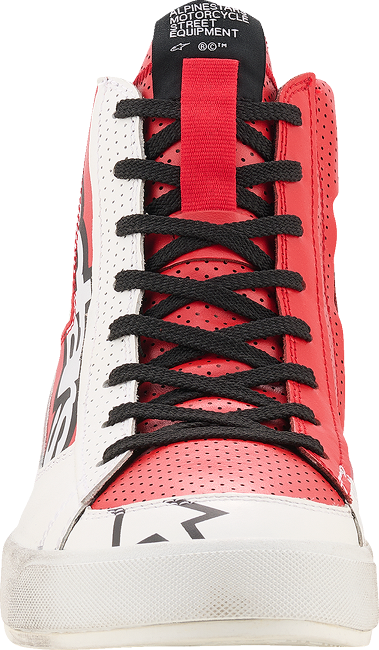 ALPINESTARS Stated Flair Shoes - White/Bright Red - US 7
