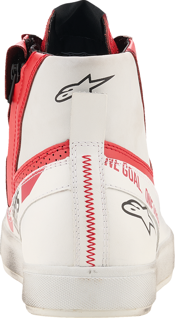 ALPINESTARS Stated Flair Shoes - White/Bright Red - US 7