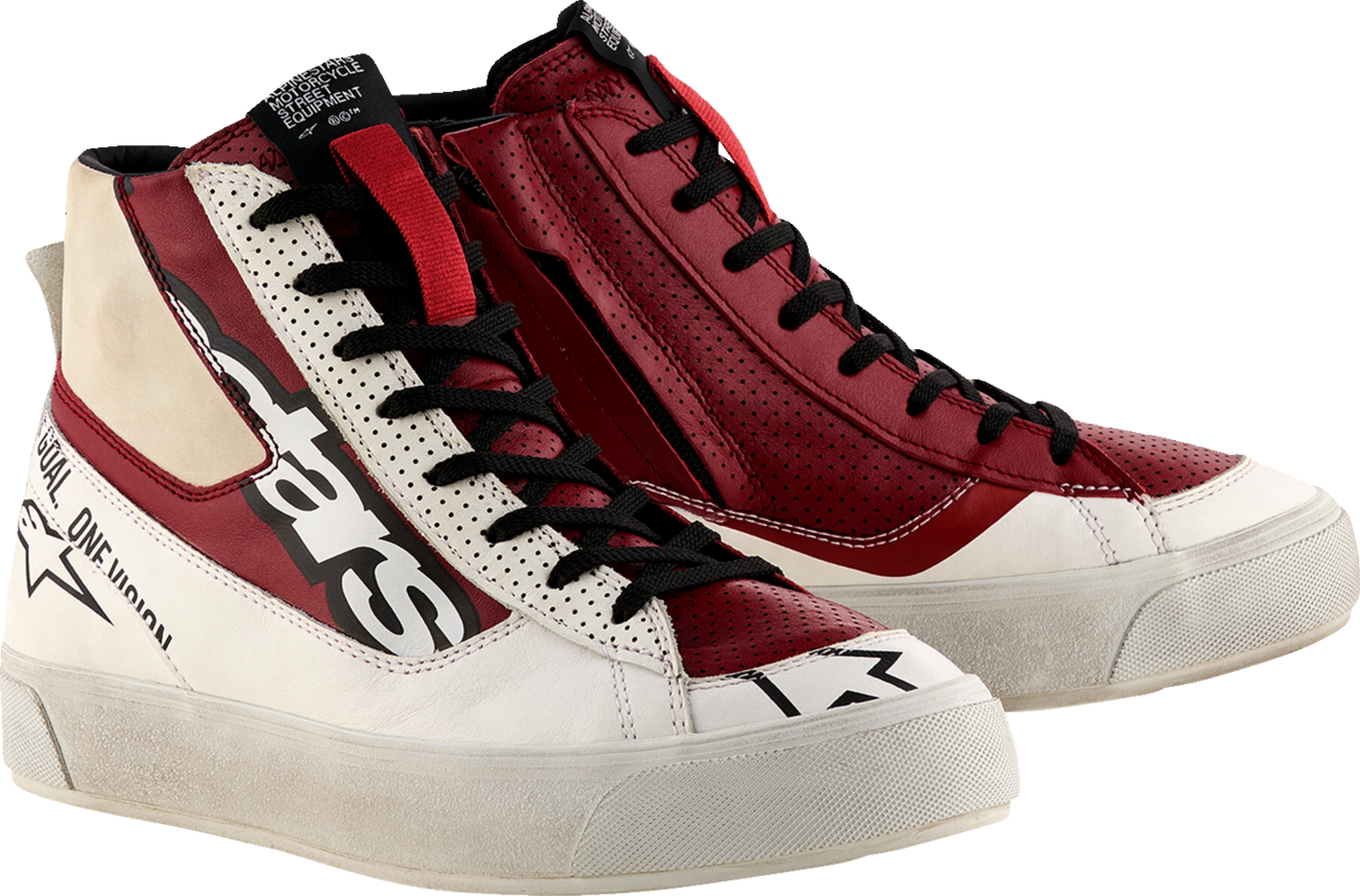 ALPINESTARS Stella Stated Flair Shoes - White/Rio Red - US 5.5