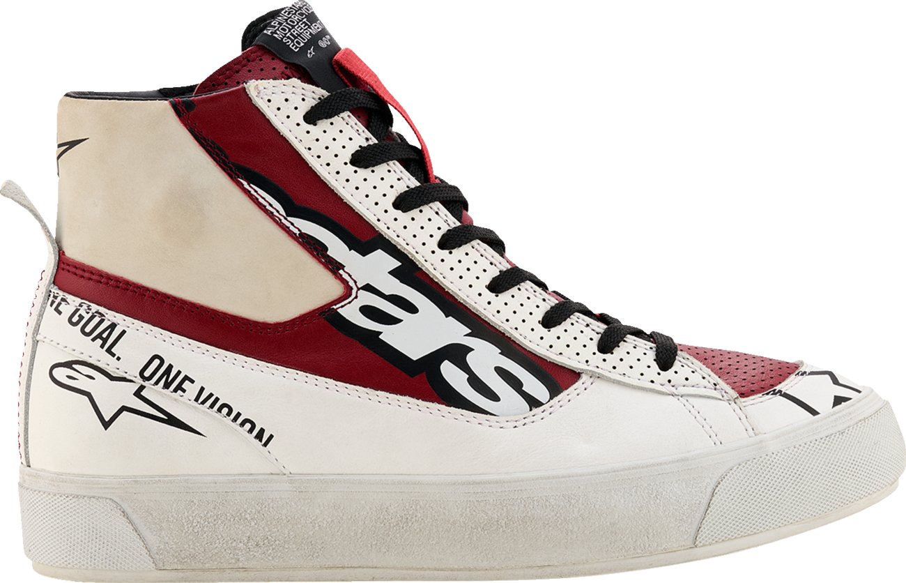 ALPINESTARS Stella Stated Flair Shoes - White/Rio Red - US 5.5