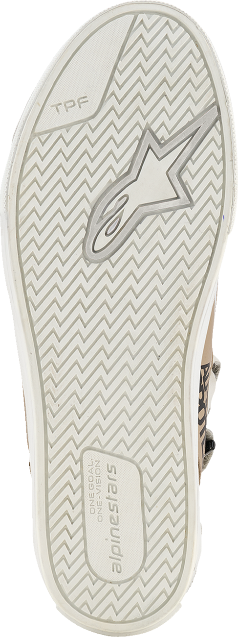 ALPINESTARS Stella Stated Flair Shoes - Warm Gray/White - US 6.5