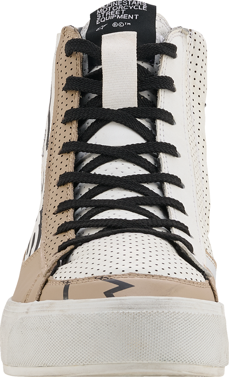 ALPINESTARS Stella Stated Flair Shoes - Warm Gray/White - US 6.5