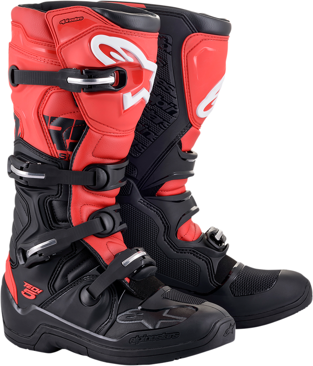 Tech 5 Boots - Black/Red- US 9 / EU 43 (1)