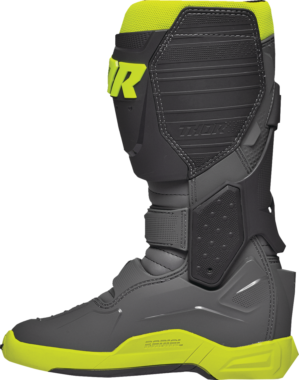 Thor Radial Gy/flo Boots - Yellow