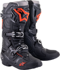 Tech 10 Boots - Black/Red Fluorescent - US 7 / EU 40.5 (1)