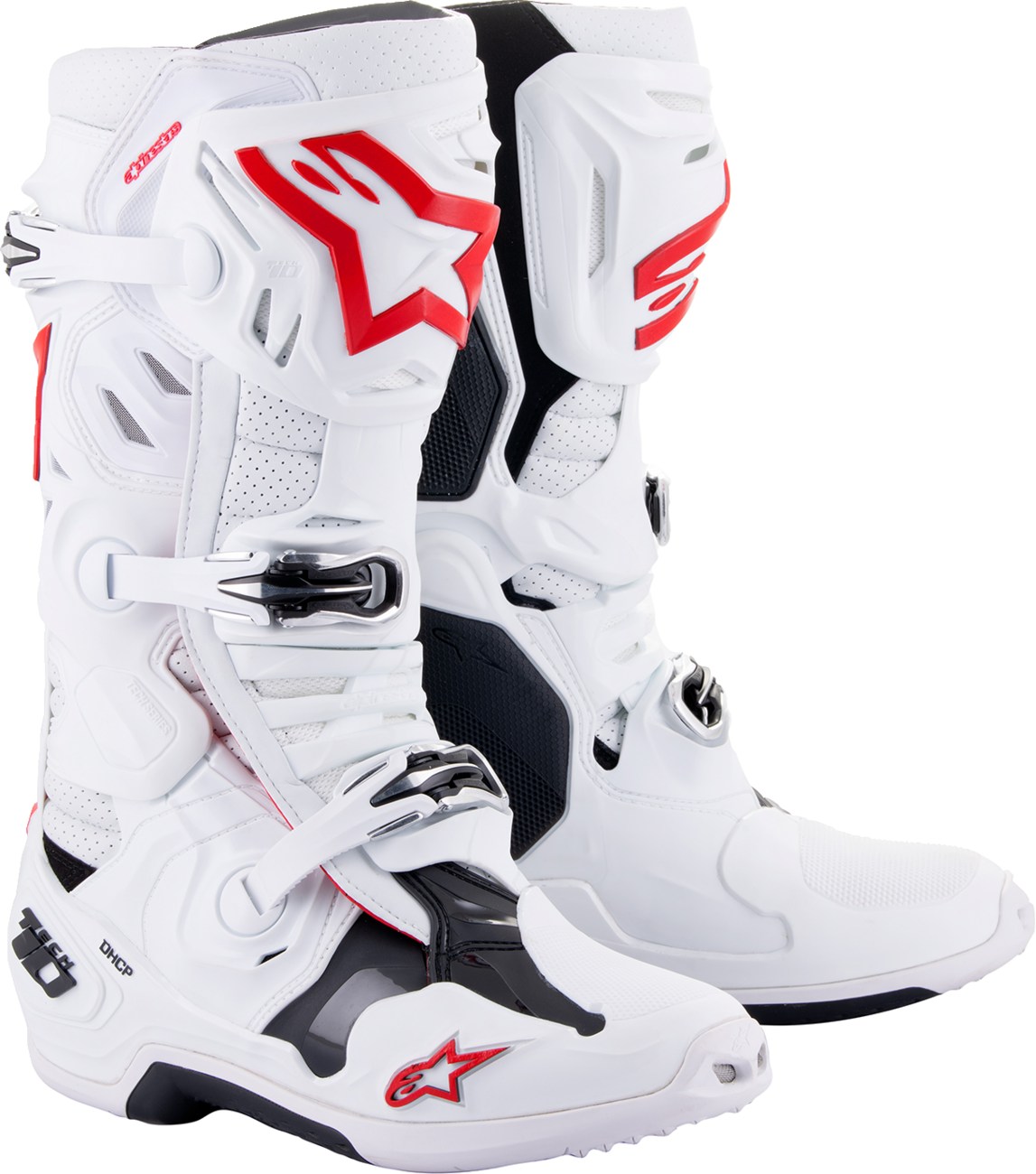 Alpinestars Tech 10 Supervented Boots - White/Red
