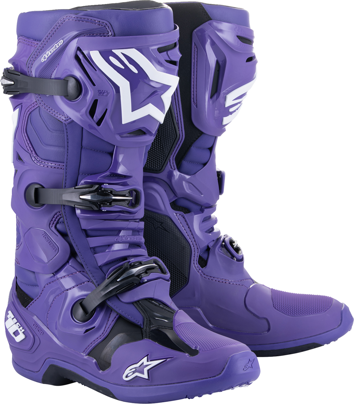 Alpinestars Tech 10 Boots - Purple/Black