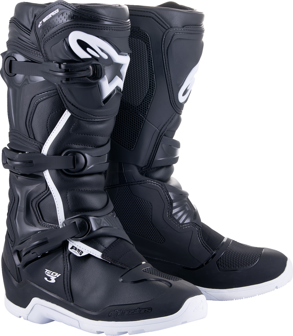 Alpinestars Tech 3 Enduro Waterproof Boots - Black/White