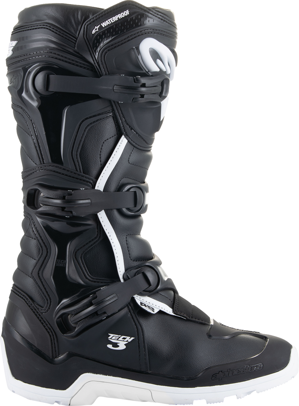 ALPINESTARS Tech 3 Enduro Waterproof Boots - Black/White - US 8 / EU 42