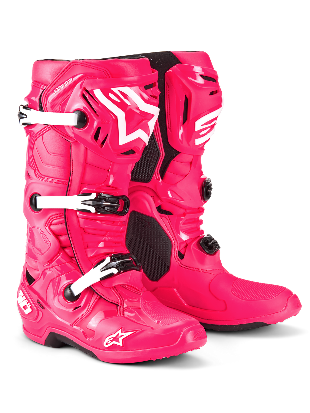 Alpinestars Tech 10 Boots - Diva Pink/White