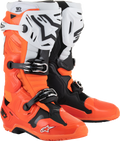 Tech 10 Enduro Boots - Fluorescent Orange/Black/White - US 10 / EU 44.5 (1)