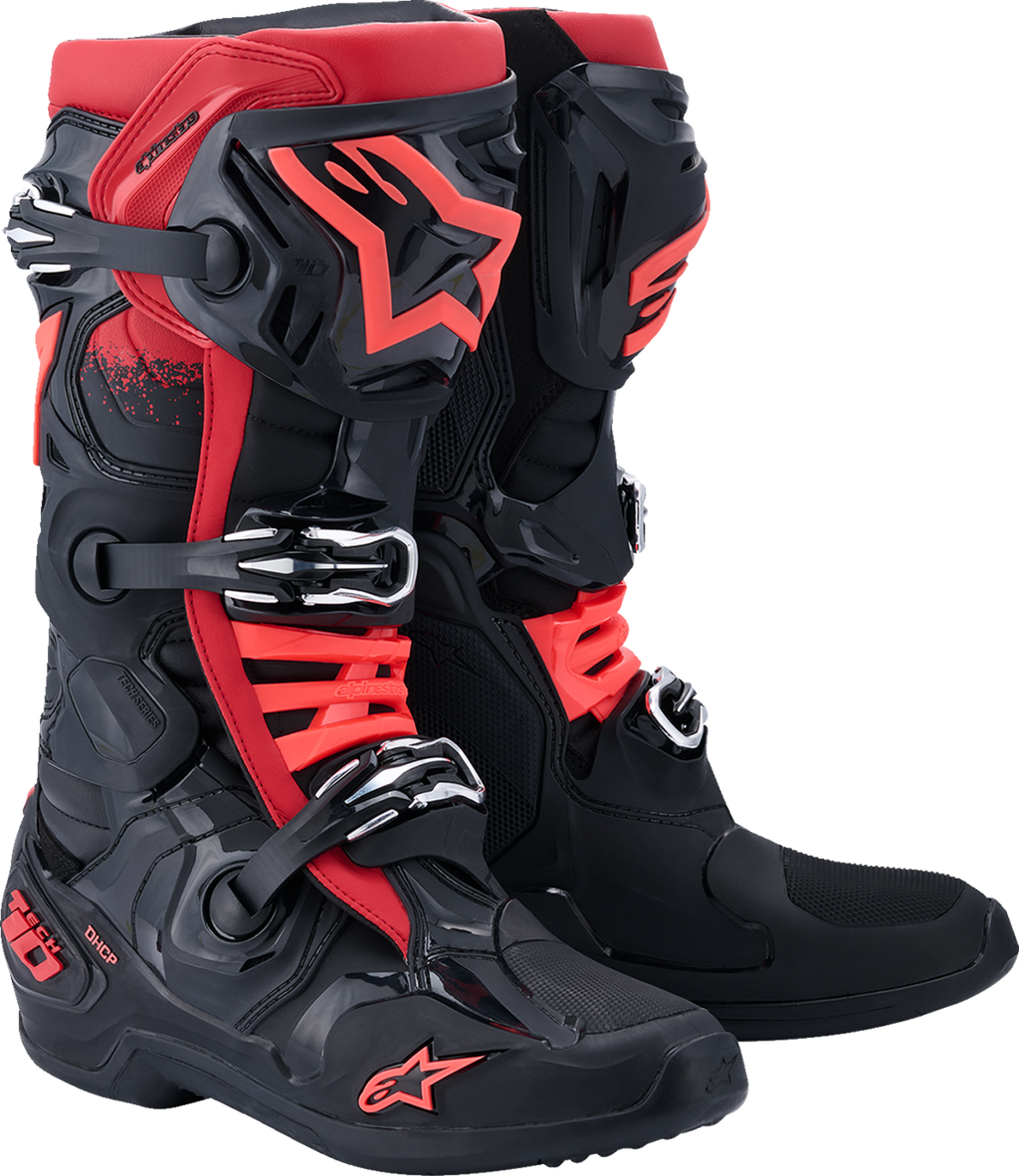 Tech 10 Boots - Black/Red - US 7 / EU 40.5 (1)