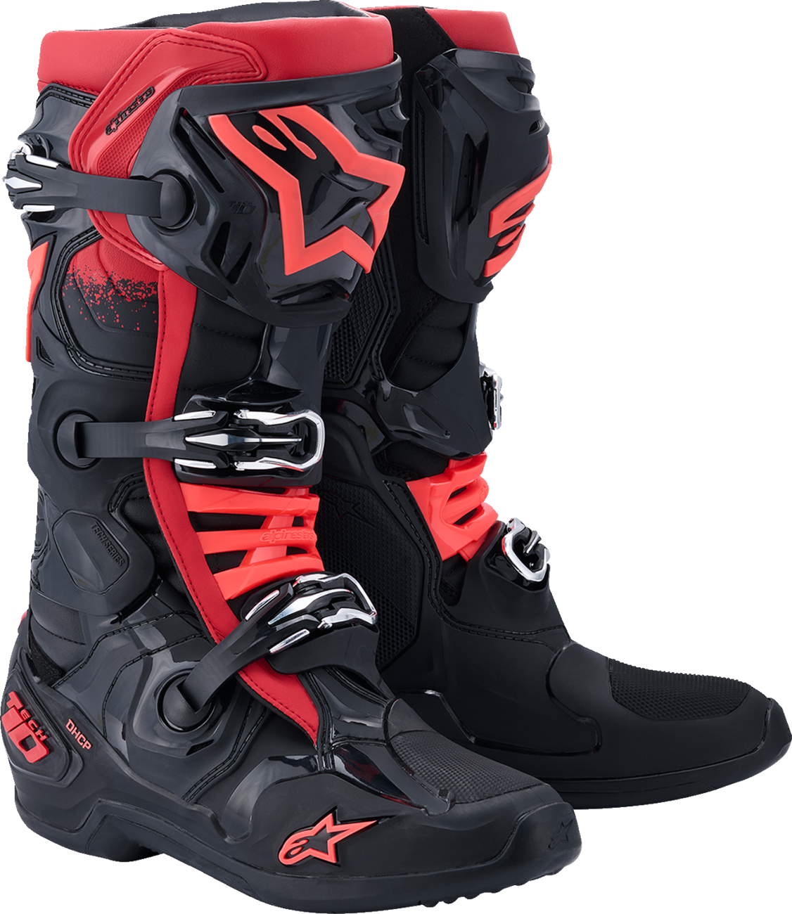 Alpinestars Tech 10 Boots - Black/Red