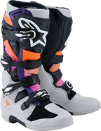 Tech 7 Boots - Black/Light Gray/Fluorescent Orange/Magenta - US 8 / EU 42 (1)