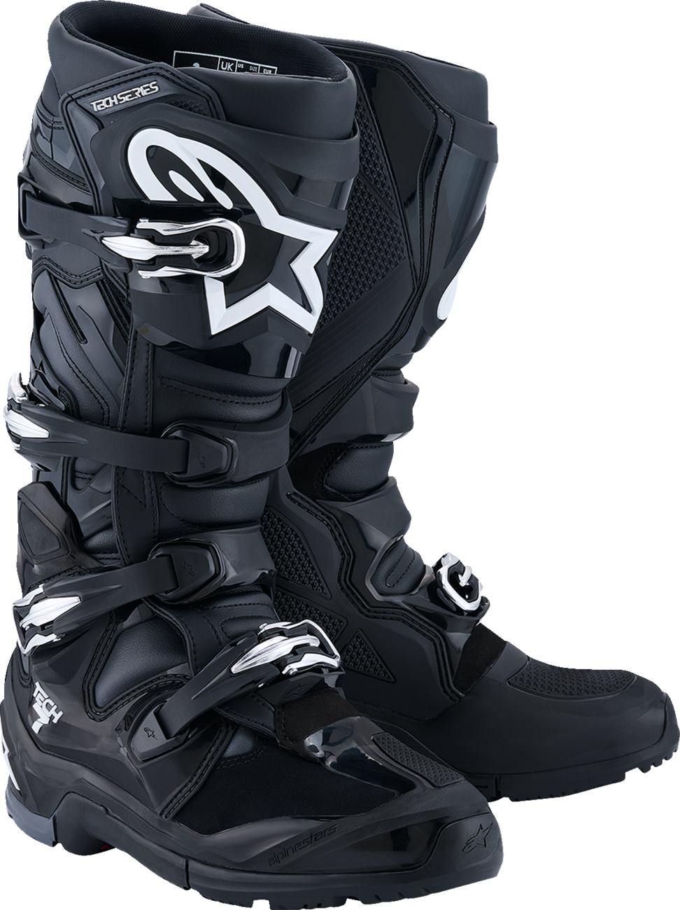 Tech 7 Enduro Boots - Black/Anthracite/White - US 10 (1)