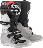 Alpinestars Youth Tech 7S Boot - Black/Silver/White/Gold