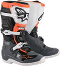 Youth Tech 7S Boot - Black/Gray/White/Orange Fluorescent - US 6 / EU 39 (1)