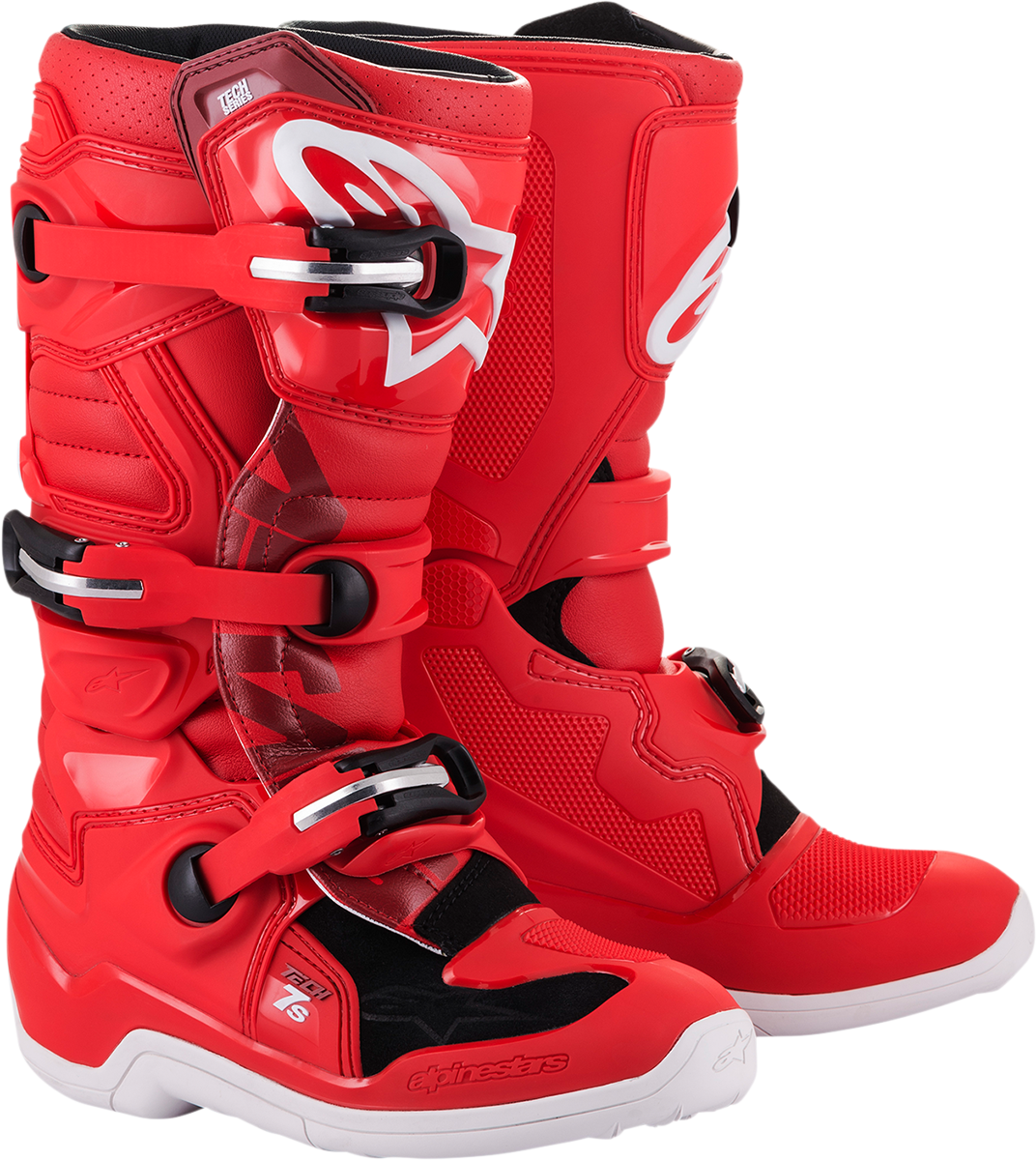 Alpinestars Youth Tech 7S Boots - Red