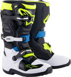 Youth Tech 7S Boots - Black/Blue/Yellow - US 2 / EU 34 (1)