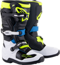 Youth Tech 7S Boots - Black/Blue/Yellow - US 7 / EU 40.5 (1)