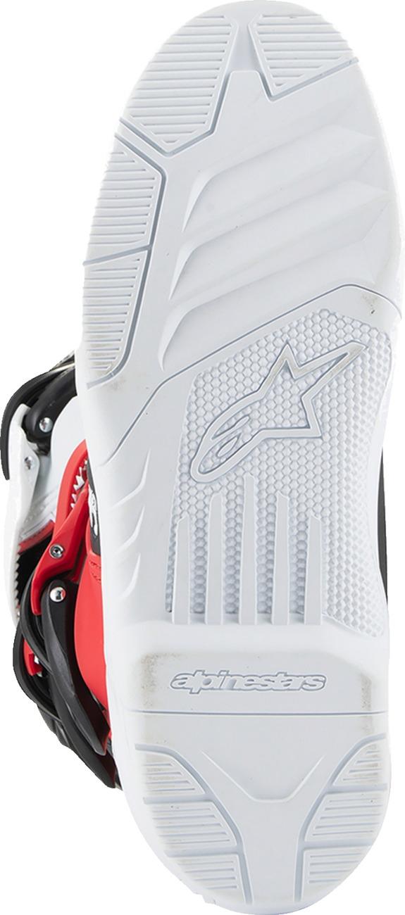 ALPINESTARS Youth Tech3S Boots - White/Black/Red - US 2 / EU 34