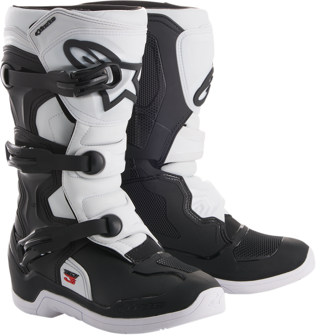 ALPINESTARS Youth Tech3S Boots - Orange/Blue/Yellow/Black - US 2 / EU 34