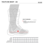ALPINESTARS Youth Tech3S Boots - Black/White - US 2 / EU 34
