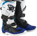 ALPINESTARS Youth Tech3S Boots - White/Black/Blue - US 2 / EU 34